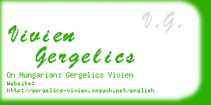 vivien gergelics business card